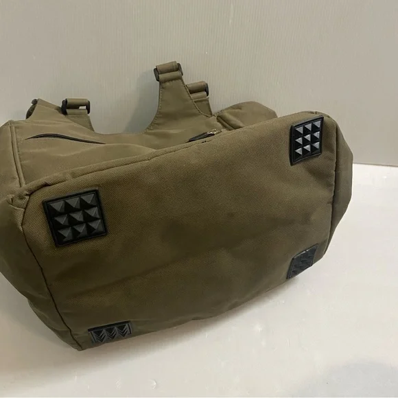 Ariat Carryall Canvas Tote Bag Organizer Team Olive Green Barn Equestrian - Picture 4 of 9